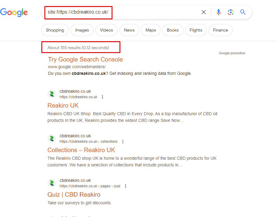 Перевірка індексації в Google