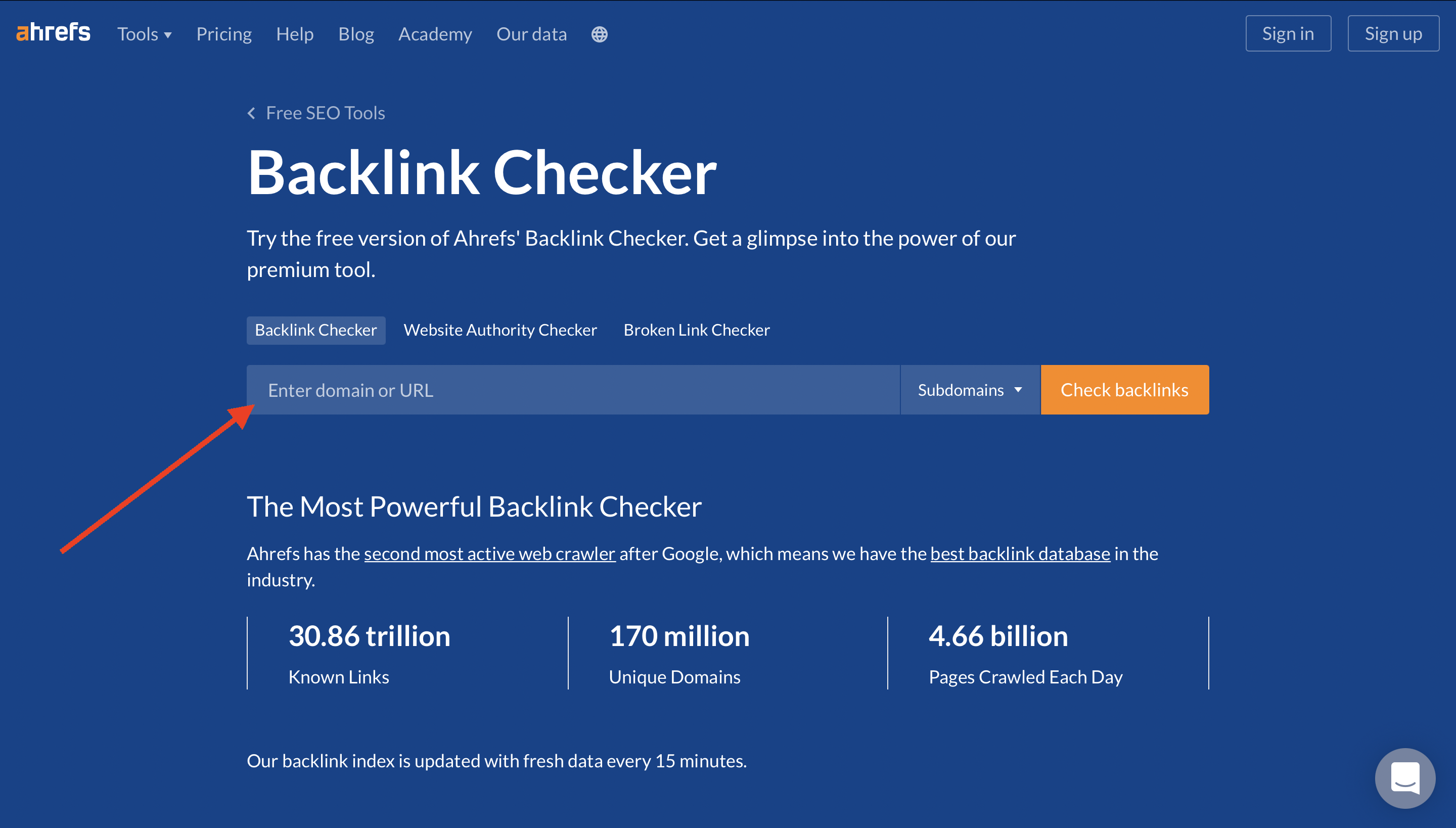 Ahrefs Backlink Checker — безкоштовний інструмент перевірки посилань конкурента
