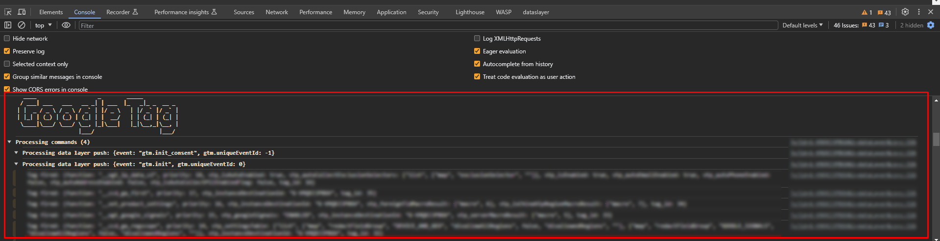 GA Debugger пошук Google Analitycs